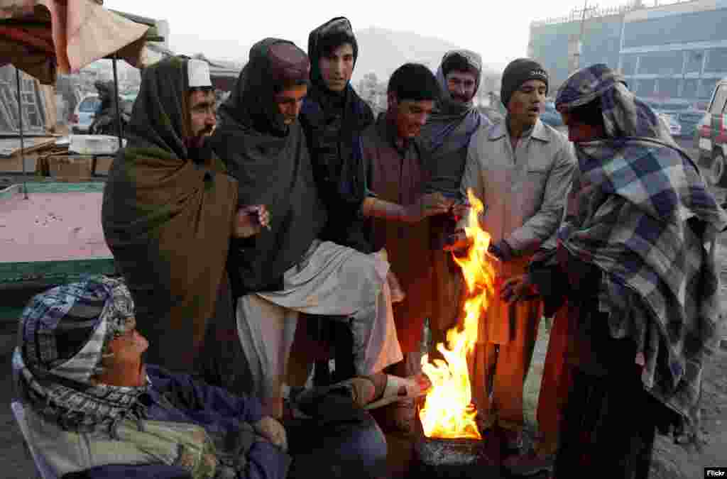 د کابل سوړ ژمي کې د کارګرو ژوند