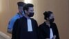 Olivia Ronen and Martin Vettes, lawyers of Salah Abdeslam, one of the accused, who is widely believed to be the only surviving member of the group suspected of carried out the attacks, arrive for the start of the trial of the Paris' November 2015 attacks 