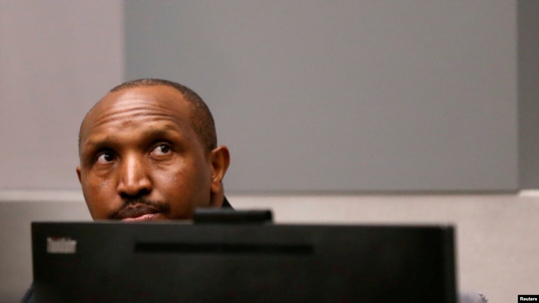 Bosco Ntaganda muri sentare mpuzamakungu mpanavyaha, CPI mu Buholande, kw'itariki 08/07/2019.