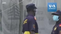 Scènes de rue à Lagos depuis l'obligation de porter un masque facial