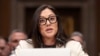 Lori Chavez-DeRemer attends a hearing of the Senate Health, Education, Labor, and Pensions Committee on her nomination for Secretary of Labor, Feb. 19, 2025, on Capitol Hill in Washington.