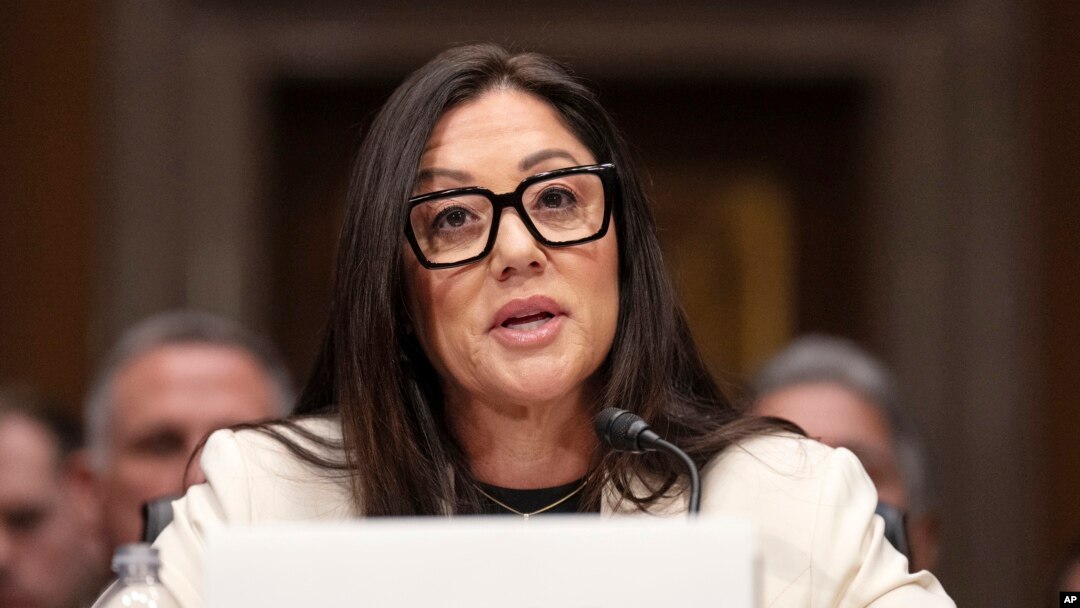 Lori Chavez-DeRemer attends a hearing of the Senate Health, Education, Labor, and Pensions Committee on her nomination for Secretary of Labor, Feb. 19, 2025, on Capitol Hill in Washington.