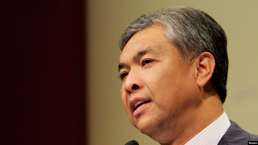Wakil Perdana Menteri Ahmad Zahid Hamidi saat Dialog Shangri-La di Singapura, 5 Juni 2011. (Foto: Reuters)