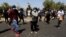 ARCHIVES - Des partisans du chef de l'opposition Ousmane Sonko manifestent à Dakar, au Sénégal, le 5 mars 2021.