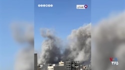 تصاویری از بمباران «ستاد فرماندهی نیروی انتظامی» در همدان