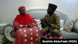 Sanata Aisha Jummai Alhassan Ministar Harkokin Mata Da Wakilin Muryar Amurka Ibrahim Abdul'aziz 