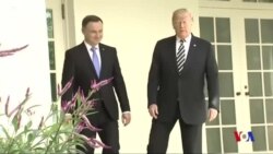 特朗普總統“非常認真”考慮在波蘭建立美軍基地 (粵語)