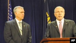 Republican Bruce Hanna (left) and Democrat Arnie Roblan (right) are Co-Speakers of the Oregon House.