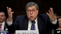 William Barr yana bayani gaban kwamitin shari'a a majalisa