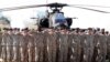 Soldados estadounidenses durante una ceremonia en la base militar estadounidense en Wiesbaden, Alemania, el 31 de mayo de 2011.