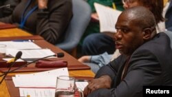 FILE - Secretary of State for Foreign, Commonwealth and Development Affairs of the United Kingdom David Lammy speaks at the United Nations Security Council meeting in New York on September 25, 2024. 