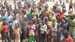 FILE - Nigerian refugees are seen in a refugee camp in Minawao on Cameroon's northern border with Nigeria, Feb. 23, 2015. (Moki Edwin Kindzeka/VOA)