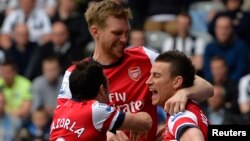 Klub Arsenal kembali memimpin Liga Premier setelah menekuk Newcastle United dengan angka tipis 1-0 hari Minggu 29/12 (foto: dok). 