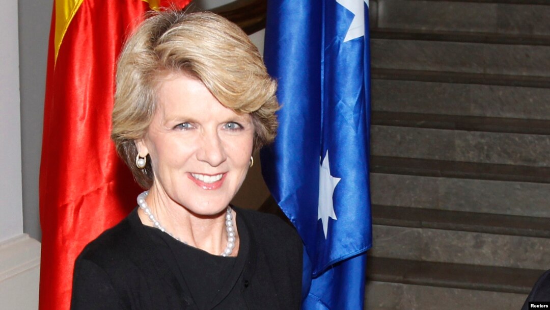 Ngoại trưởng Úc Julie Bishop.