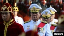 Thailand's Prime Minister Prayuth Chan-ocha attends the coronation procession for Thailand's newly crowned King Maha Vajiralongkorn in Bangkok, Thailand, May 5, 2019. 