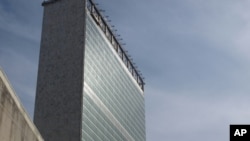 The United Nations headquarters building in New York, September 19, 2011.