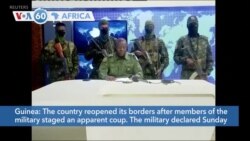 VOA60 Afrikaa - Guinea Soldiers Claim They’ve Staged a Successful Coup