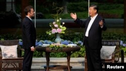 French President Macron on state visit in China