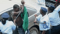 Angola manifestação polícia