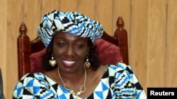 FILE - Nana Konadu Agyeman-Rawlings is shown Nov. 8, 1999.