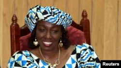 FILE - Nana Konadu Agyeman-Rawlings is shown Nov. 8, 1999.