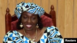 FILE - Nana Konadu Agyeman-Rawlings is shown Nov. 8, 1999.