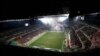 Une vue panoramique du stade de San Siro à Milan lors du match de Série A entre l'AC Milan et la Lazio, le 6 février 2005.