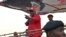 Le président sortant Ernest Bai Koroma lors d'un rassemblement à Kambia, le 3 mars 2018.
