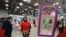 Booth 'Hello Dangdut' di Pavilion Indonesia pada pameran dagang SXSW (South by Southwest) di Austin, Texas, Amerika. Delegasi Indonesia memamerkan produk unggulan inovasi dan kreatif mereka pada 10-13 Maret 2019.