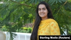 Khushi Chandra, 15, who set up the charity Oxygen Gorakhpur, is seen in Gorakhpur in India’s northern state of Uttar Pradesh, Aug 29, 2017.