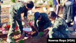 Cemetery Visits in Afrin