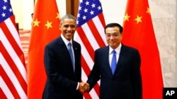 Barack Obama e Li Keqiang