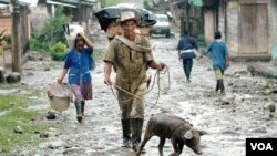 La comunidad de San José de Apartadó, ha sido víctimas de numerosos ataques por parte de las guerrillas colombianas.