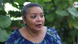 Dolene Miller, activista nicaragüense, conversa con la Voz de América. [Foto: VOA/Houston Castillo]