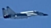 A picture released by AFRICOM on May 26, 2020, reportedly shows a Russian MiG-29 Fulcrum jet flying over Libya.