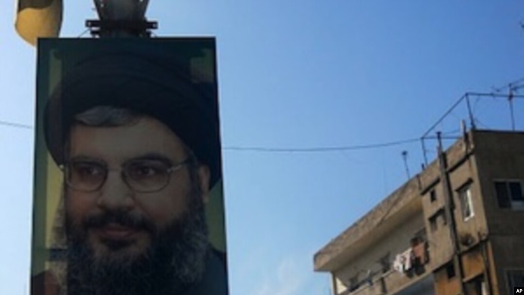 Pictures of Hezbollah leader Hassan Nasrallah decorate the streets in many parts of southern Lebanon (File Photo)