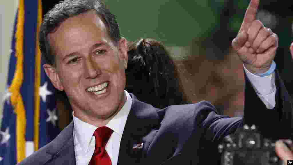 Ancien sénateur américain Rick Santorum annonce sa candidature à l&#39;investiture républicaine pour 2016.