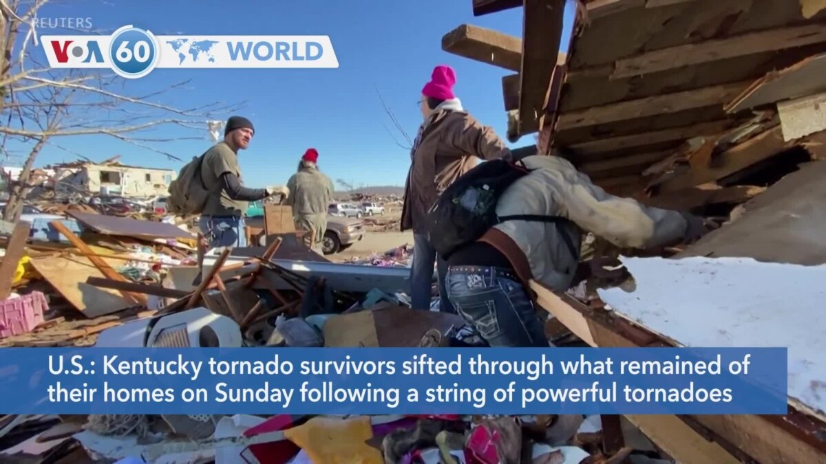 VOA60 World - Biden Declares Major Disaster After Deadly Tornadoes ...