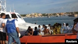 Migrant Boat Capsizes Off Italian Island 