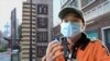 中国独立记者李泽华在武汉实地报道瘟疫灾害后失联。（推特图片）