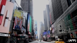 Таймс-сквер, Нью-Йорк. Март 2020 (архивное фото) 