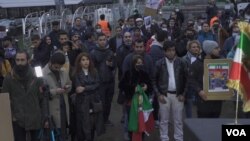 گردهمایی ایرانیان در بروکسل، بلژیک.