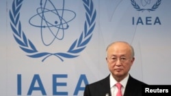 International Atomic Energy Agency Director General Yukiya Amano attends a news conference at the UN headquarters in Vienna, Austria, March 4, 2013. 