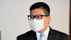 香港警務處處長鄧炳強承認5月10日母親節當晚警方在旺角示威現場， 對待採訪的傳媒”有幾個場景都是不理想”，但拒絕向傳媒致歉。(美國之音湯惠芸)