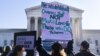 Protest pristalica prava na abortus ispred Vrhovnog suda SAD (Foto:AP/Jacquelyn Martin)