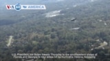 VOA60 America - Biden to survey Hurricane Helene’s aftermath in Florida, Georgia