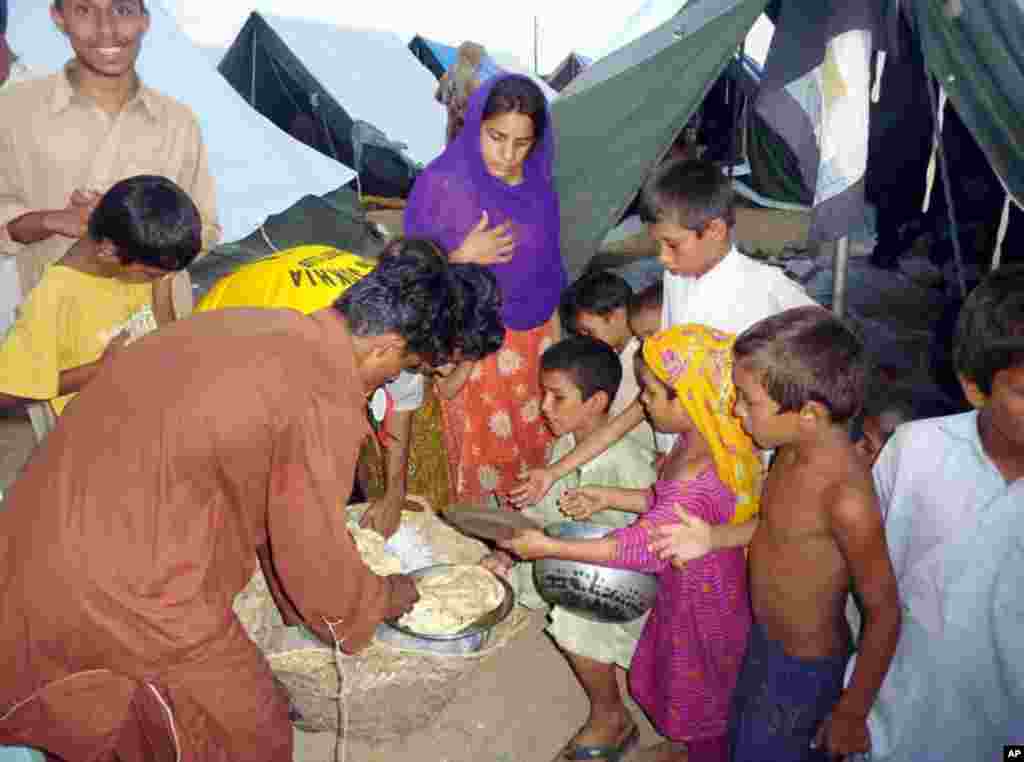 سندھ میں سیلاب زدگان کی حالت زار