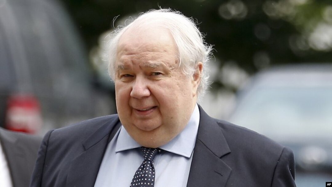 Mantan Duta Besar Rusia untuk Amerika Serikat, Sergei Kislyak. (Foto: dok.)