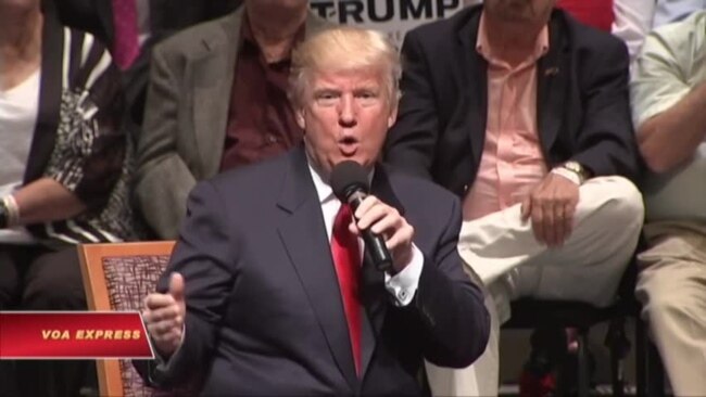 Ông Trump vượt lên dẫn trước bà Clinton về tỉ lệ ủng hộ