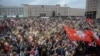 Митинг в поддержку белорусской оппозиции и против жестоких репрессий властей. Минск. 19 августа 2020